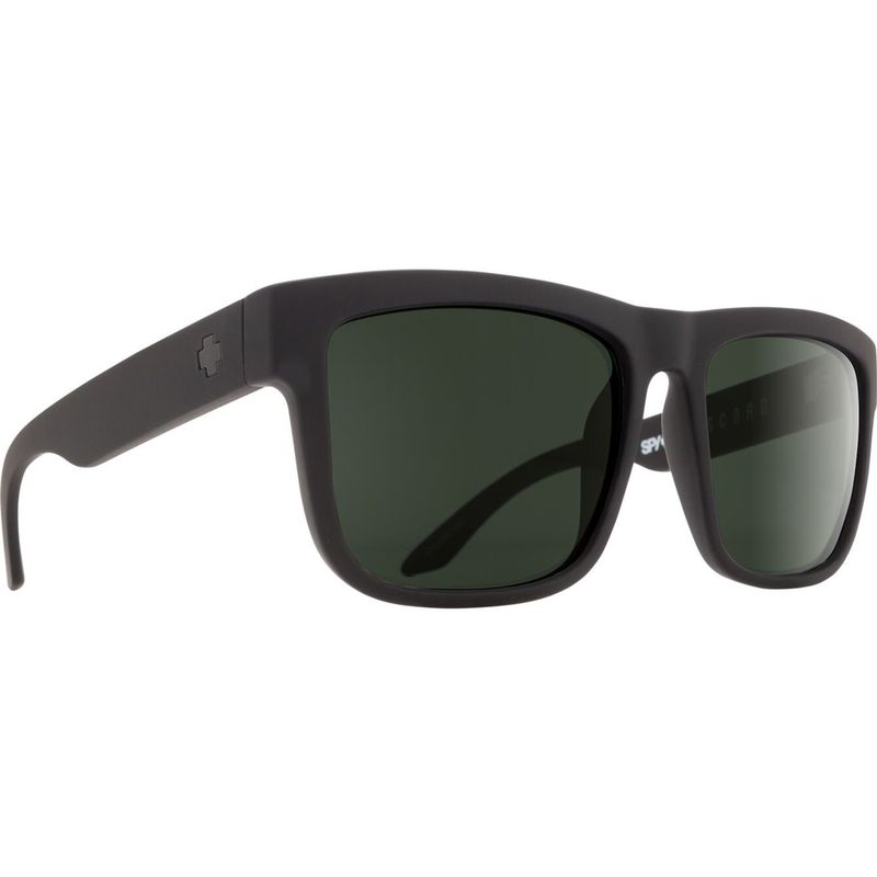 Spy Discord Soft Matte Black - Grey/Green Polar