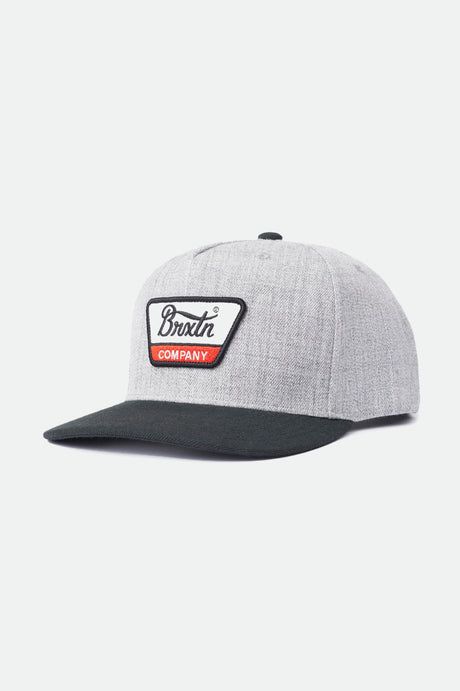 Brixton Linwood C Snapback - Heather Grey/Black