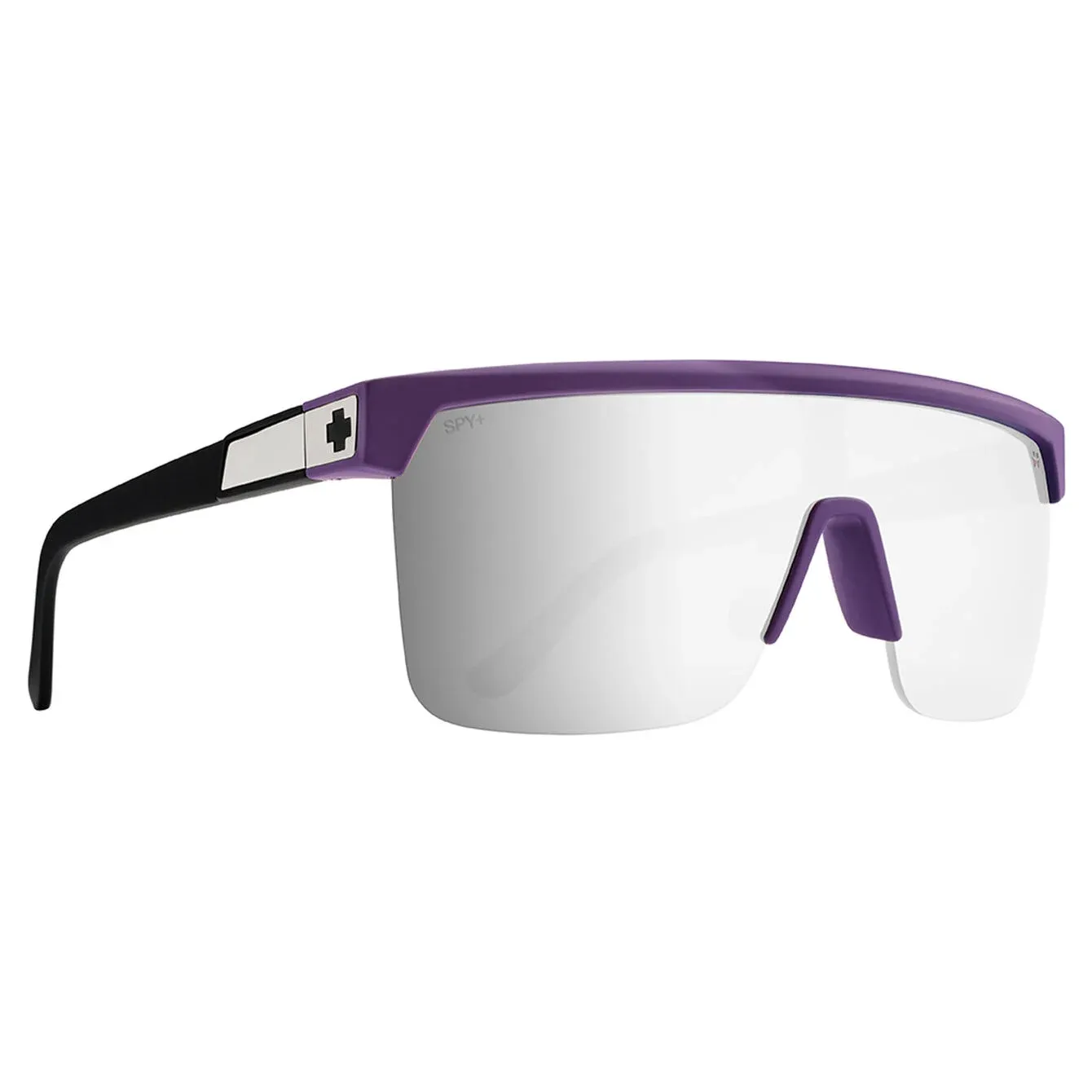 Spy Flynn 5050 Matte Purple Matte Black Bronze Platinum Mirror