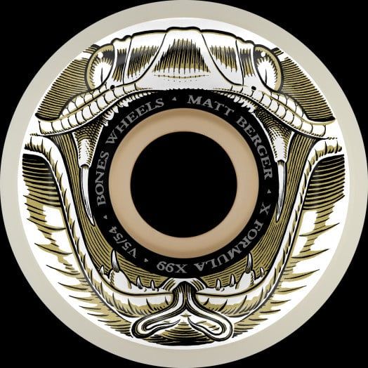 Bones Wheels X-Formula Berger Battlesnake Sidecut 52