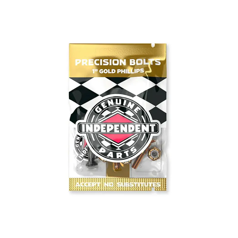 Independent Hardware - Phillips 1&quot; Black/Gold