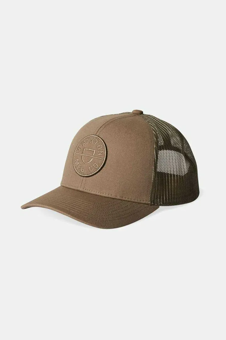 Brixton Crest C MP Snapback - Cinder Grey