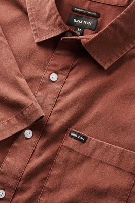 Brixton Charter Sol Wash Woven Shirt - Sepia Sol Wash