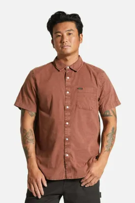 Brixton Charter Sol Wash Woven Shirt - Sepia Sol Wash