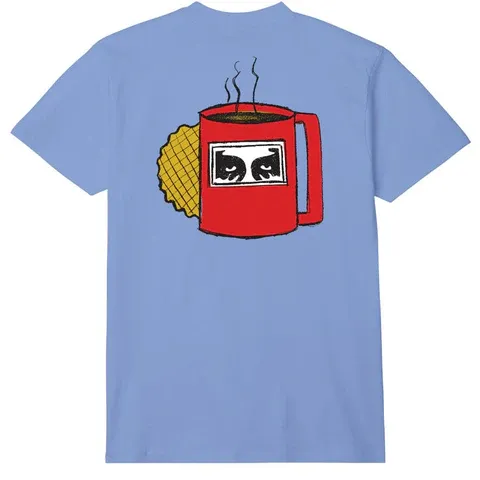 Obey Coffee Cup Tee - Digital Violet