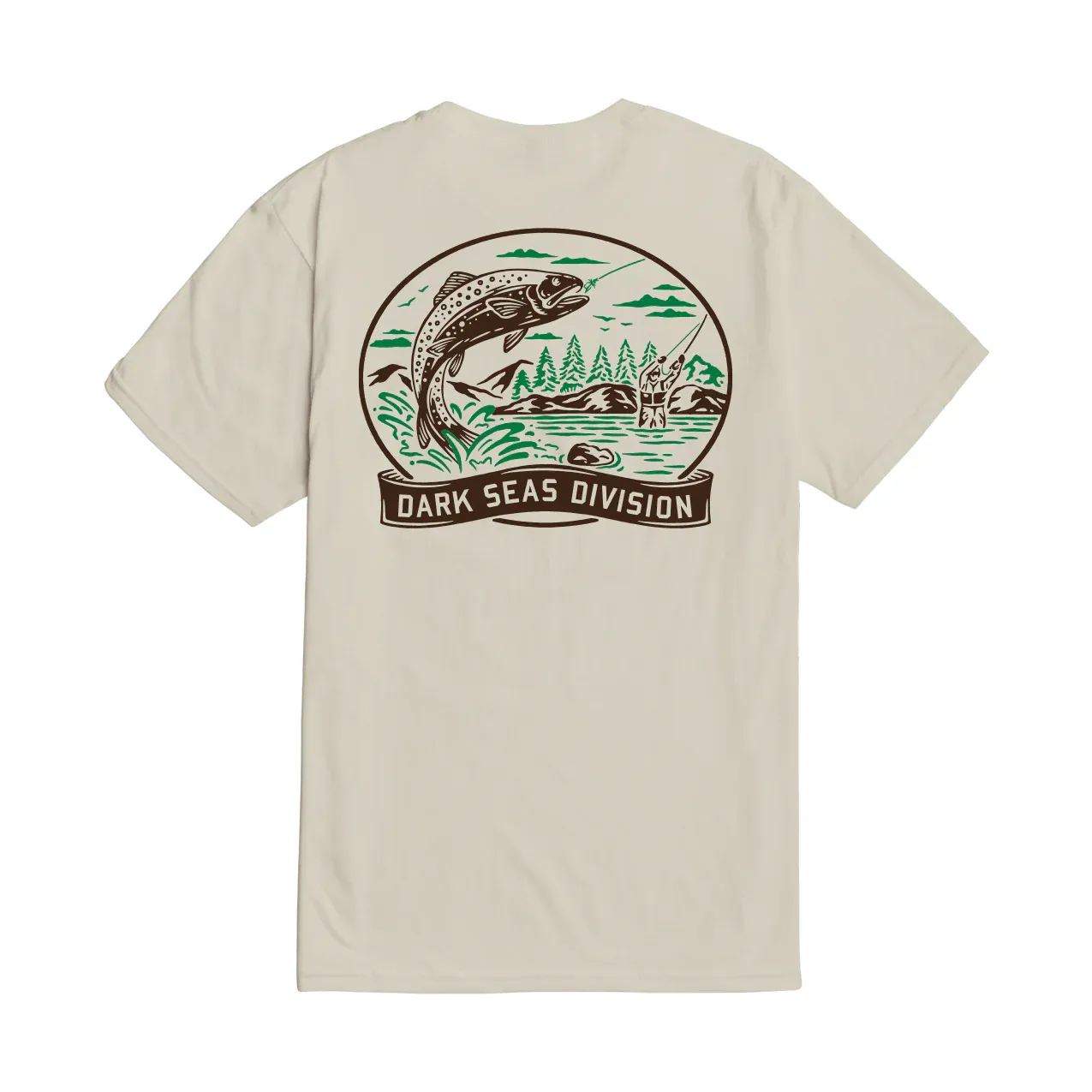 Dark Seas Great Outdoors Tee - Cream
