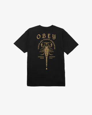 Obey Scorpion Tee - Black