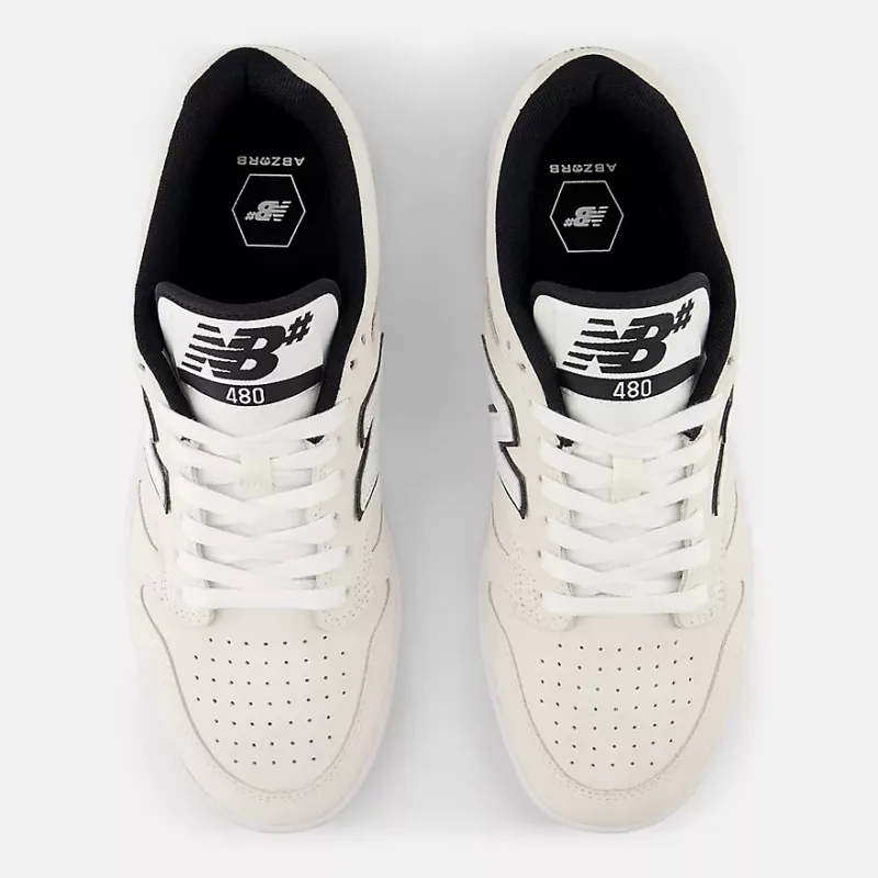 New Balance 480 - White w/Black