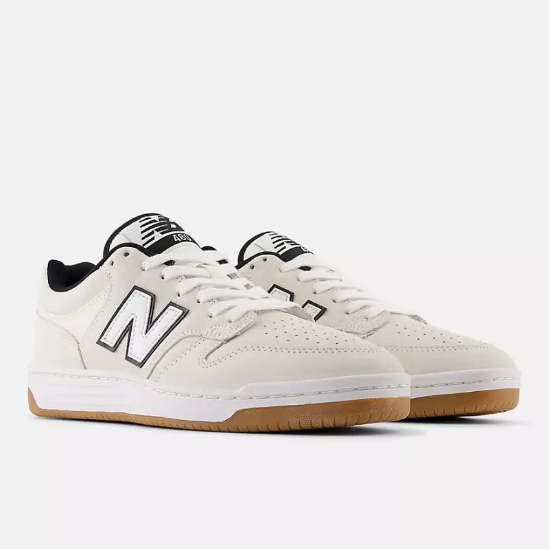 New Balance 480 - White w/Black