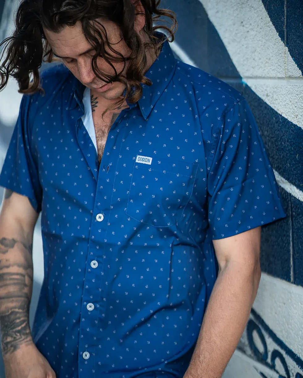 Dixxon The Avery Blue/Grey Party Shirt