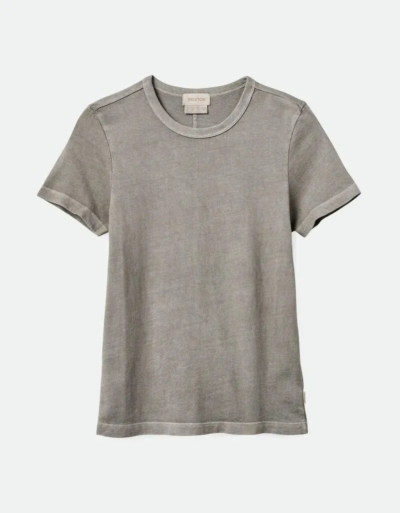 Brixton Carefree Slim Crew - Washed Black