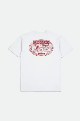 Brixton Bass Brains Swim SS Tee - White