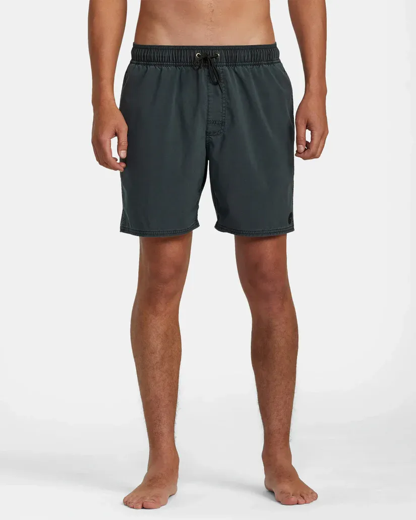 RVCA VA Pigment Elastic Waist Boardshort - Black