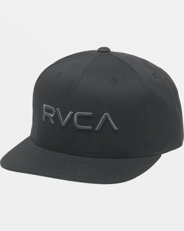 RVCA Twill Snapback 2 - Black/Charcoal