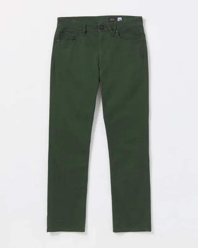 Volcom Solver 5 Pocket Slub Denim - Dark Forest