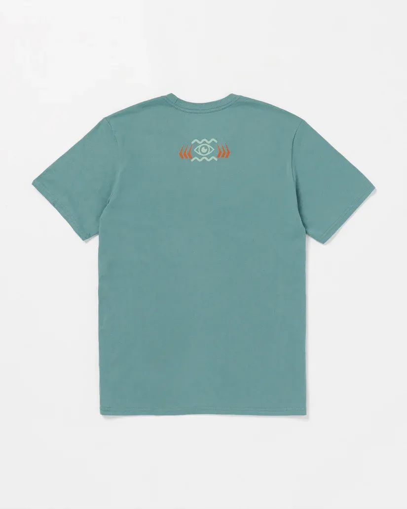 Volcom Crevasse Tech Tee - Service Blue