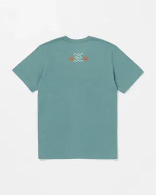 Volcom Crevasse Tech Tee - Service Blue