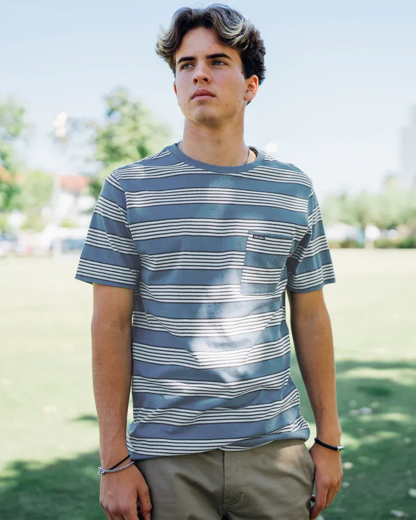Volcom Swingstone Crew Tee - Blueberry
