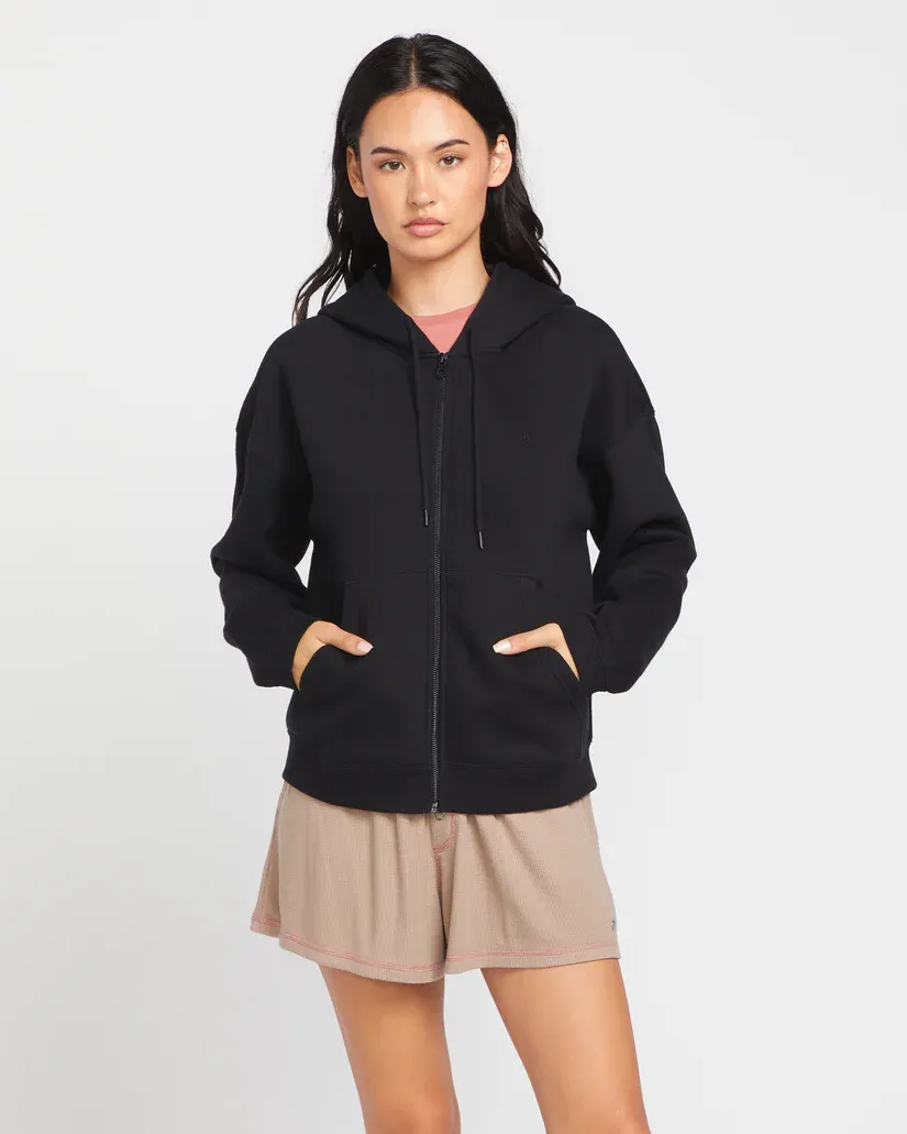 Volcom Stone Heart Up Zip - Black