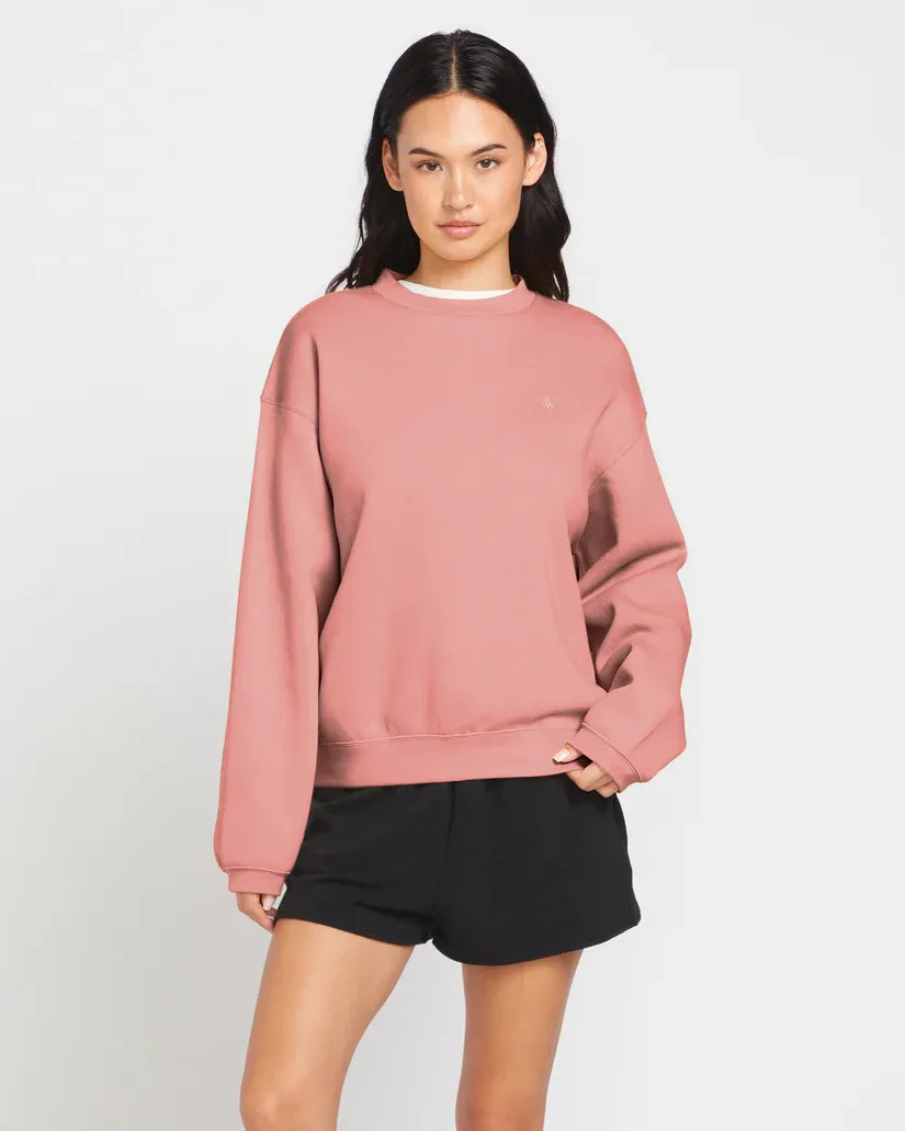 Volcom Stone Heart Up Crew - Mauve