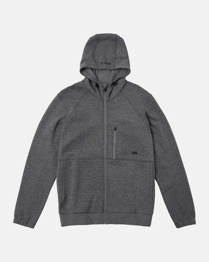 RVCA Tech Fleece Hoodie II - Heather Grey