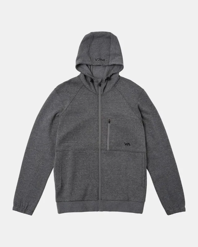 RVCA Tech Fleece Hoodie II - Heather Grey