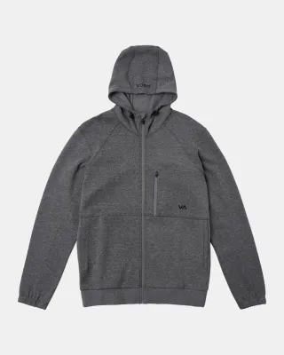 RVCA Tech Fleece Hoodie II - Heather Grey