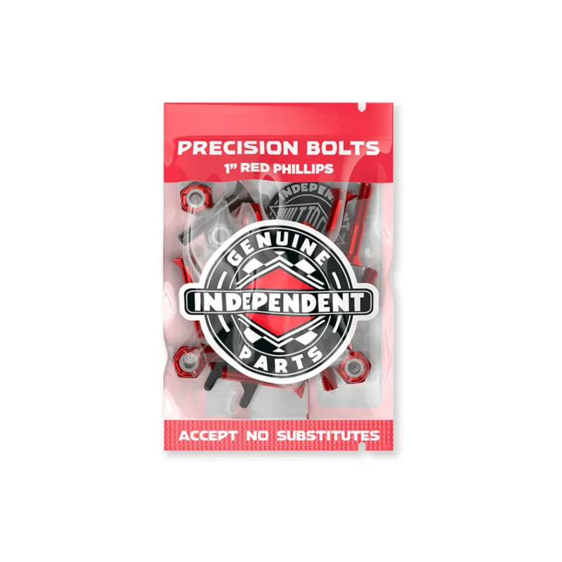 Independent Hardware w/Tool - Red/Black 1in