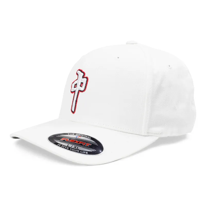 RDS OG Puffy Flexfit Grande - White/Red