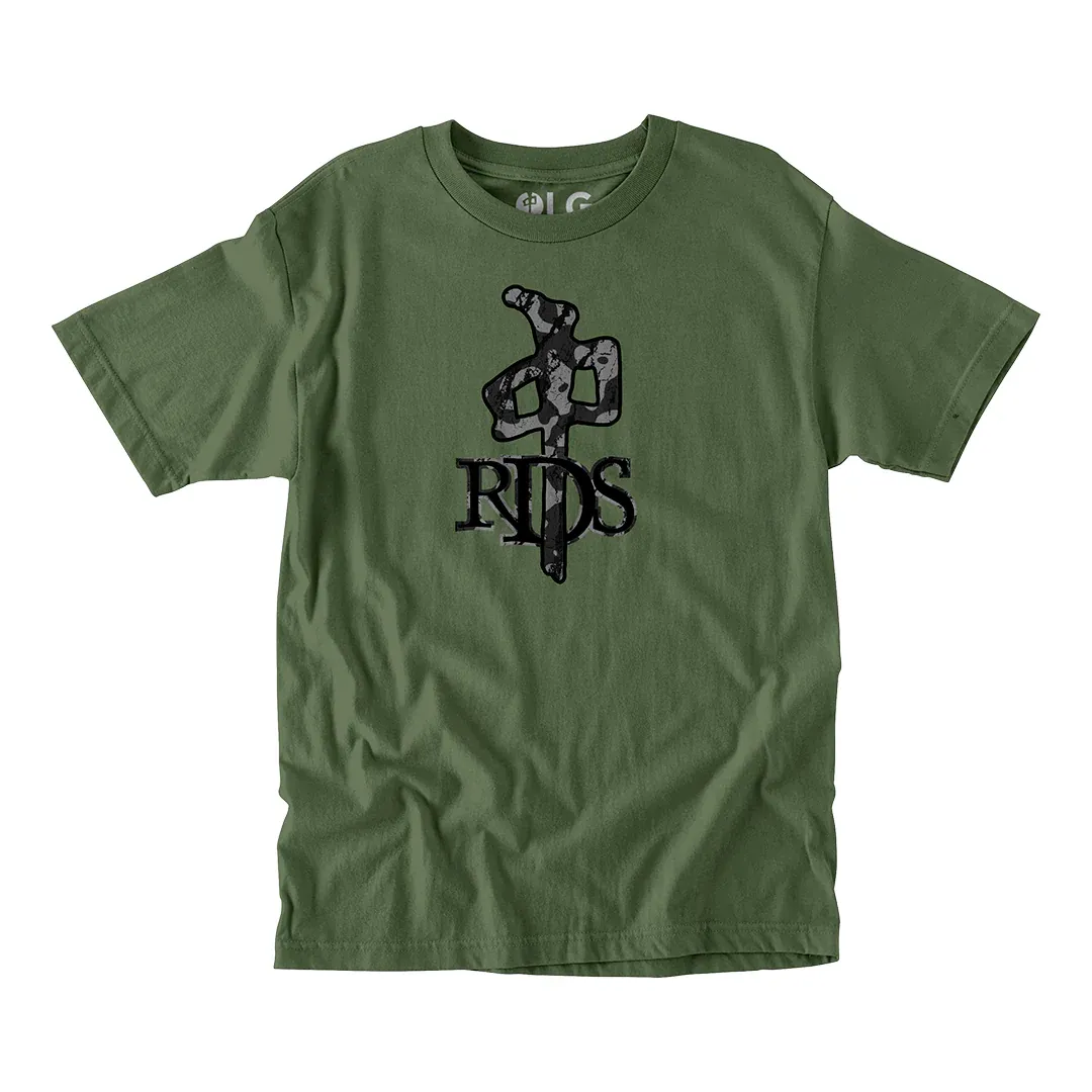 RDS OG Bark Camo Tee - Army Green/Grey