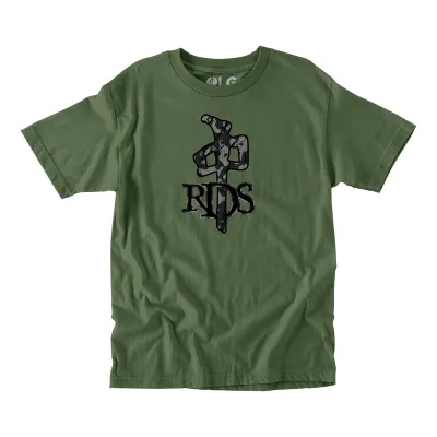 RDS OG Bark Camo Tee - Army Green/Grey