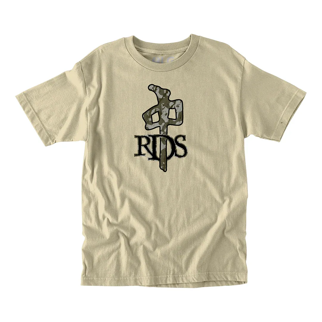 RDS OG Bark Camo Tee - Tan/Dark Grey