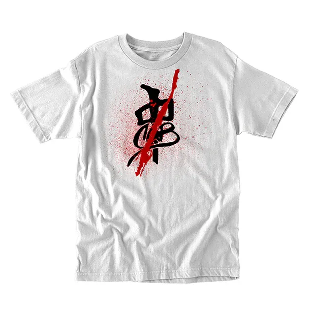 RDS x Caballero Slash Tee Logo - White