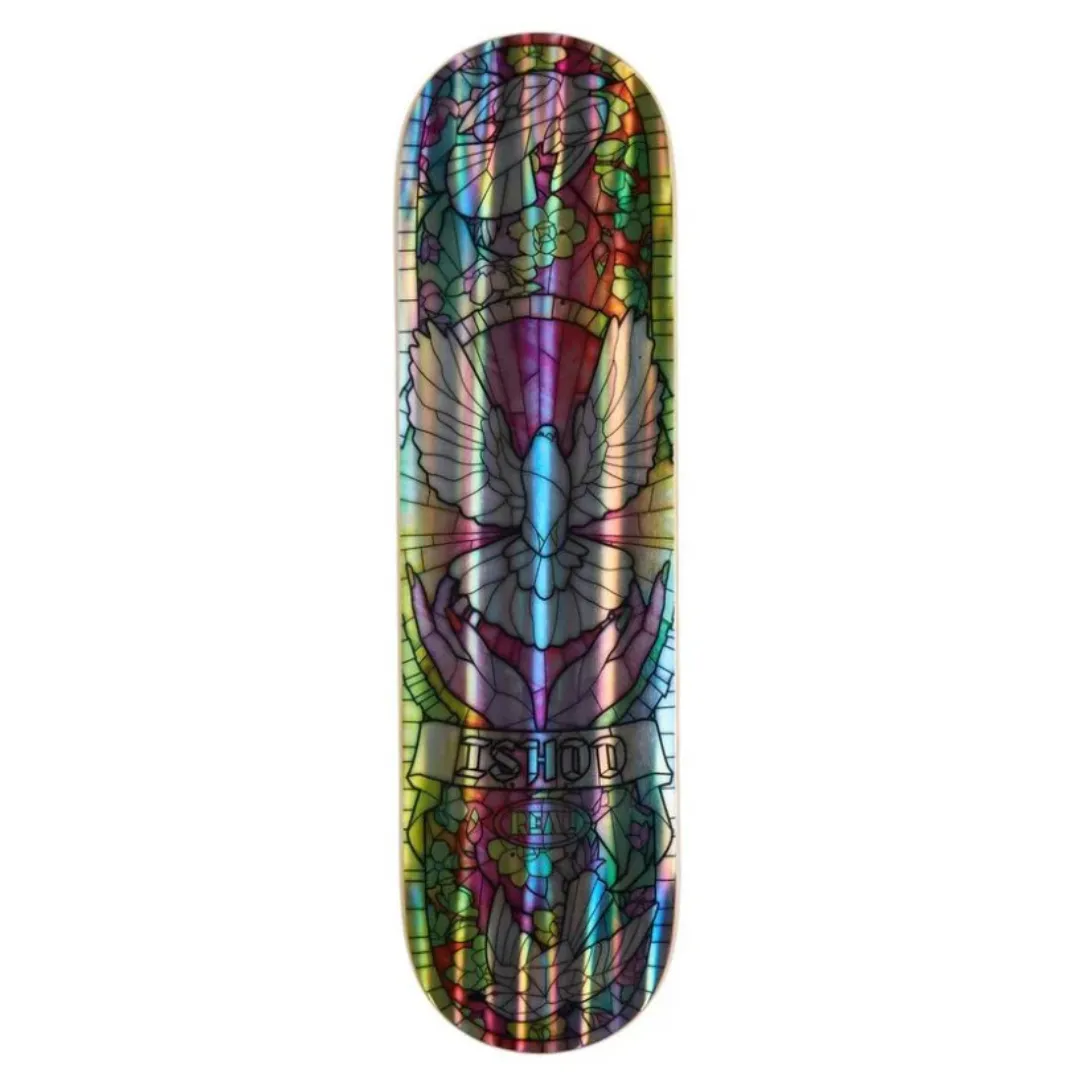 Real Ishod Holographic Rainbow Foil Cathedral 8.5 Twin Tail