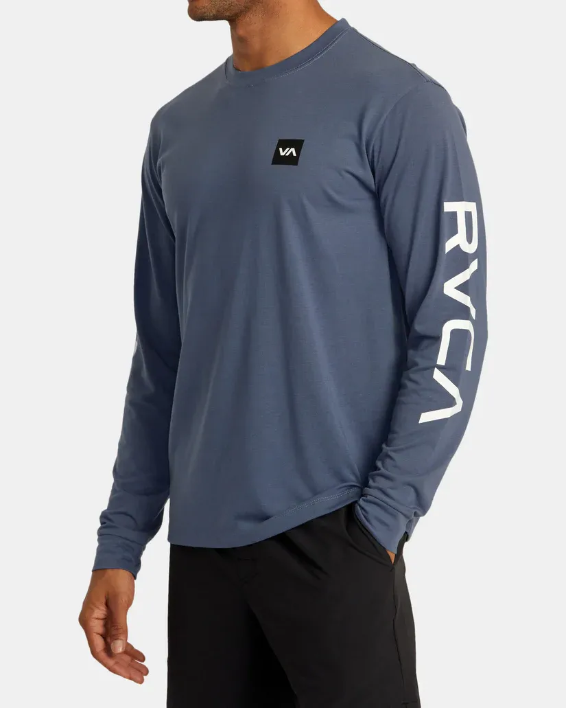 RVCA 2X Longsleeve Tee - Indigo