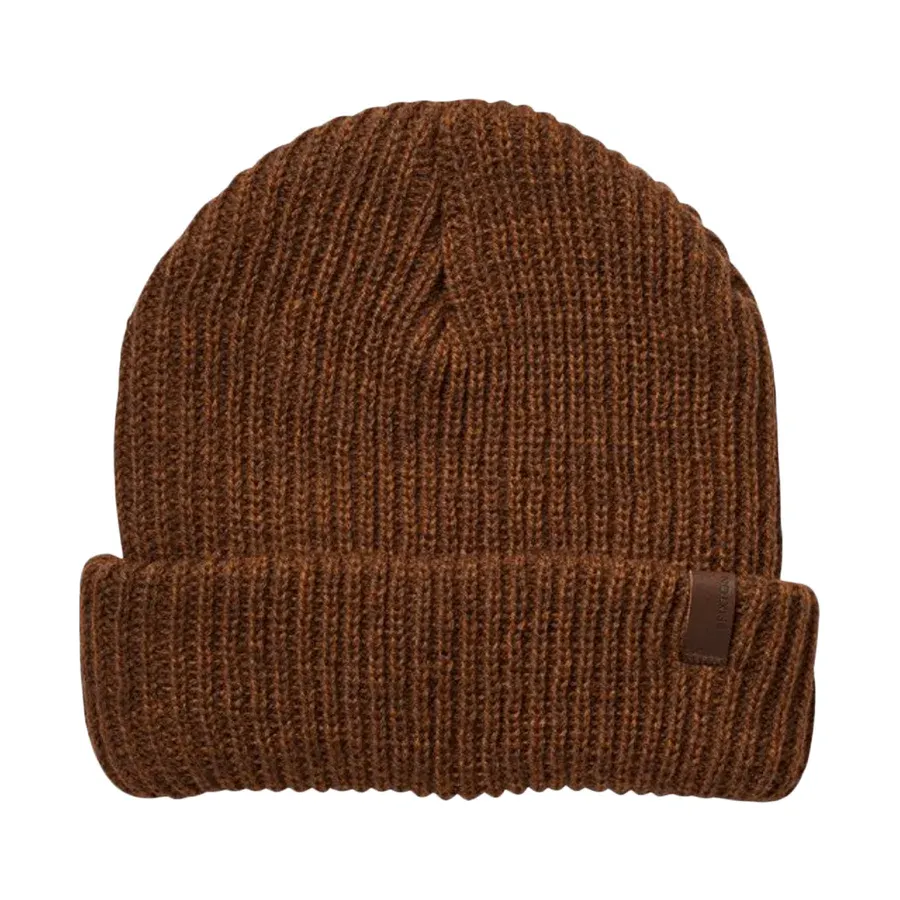 Brixton Marled Chunky Beanie - Coffee/Chocolate