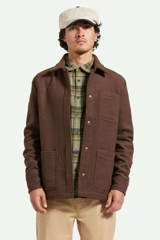 Brixton Shop Chore Coat - Heather Pinecone Brown