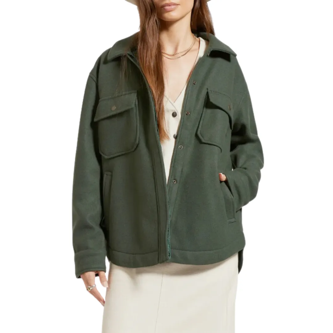 Brixton Durham Shirt Jacket - Deep Forest