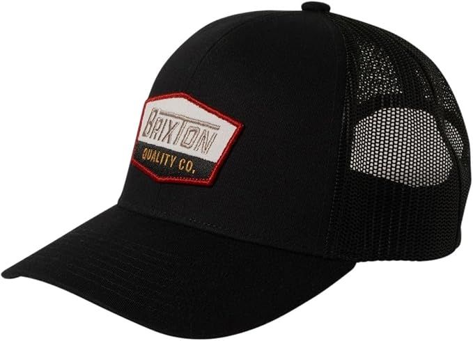 Brixton Regal Netplus Trucker Hat - Black/Black