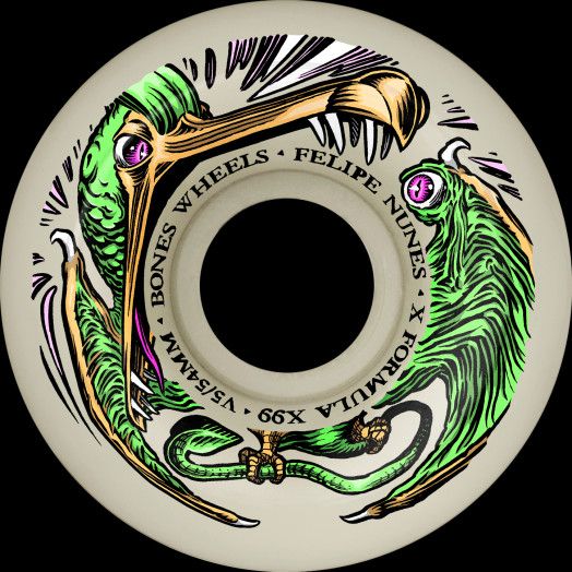 Bones Wheels X-Formula Nunes Dino-Sortas Sidecut 54mm