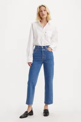 Levi&#39;s Ribcage Straight Ankle - Jazz Pop