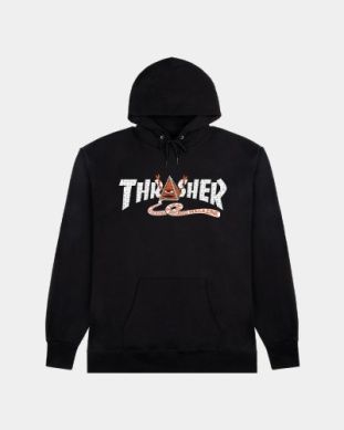 Thrasher x Toy Machine Pyramid Hoodie - Black