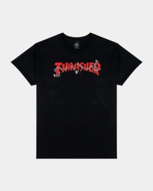 Thrasher Chains By Daniel Shepard Tee - Black
