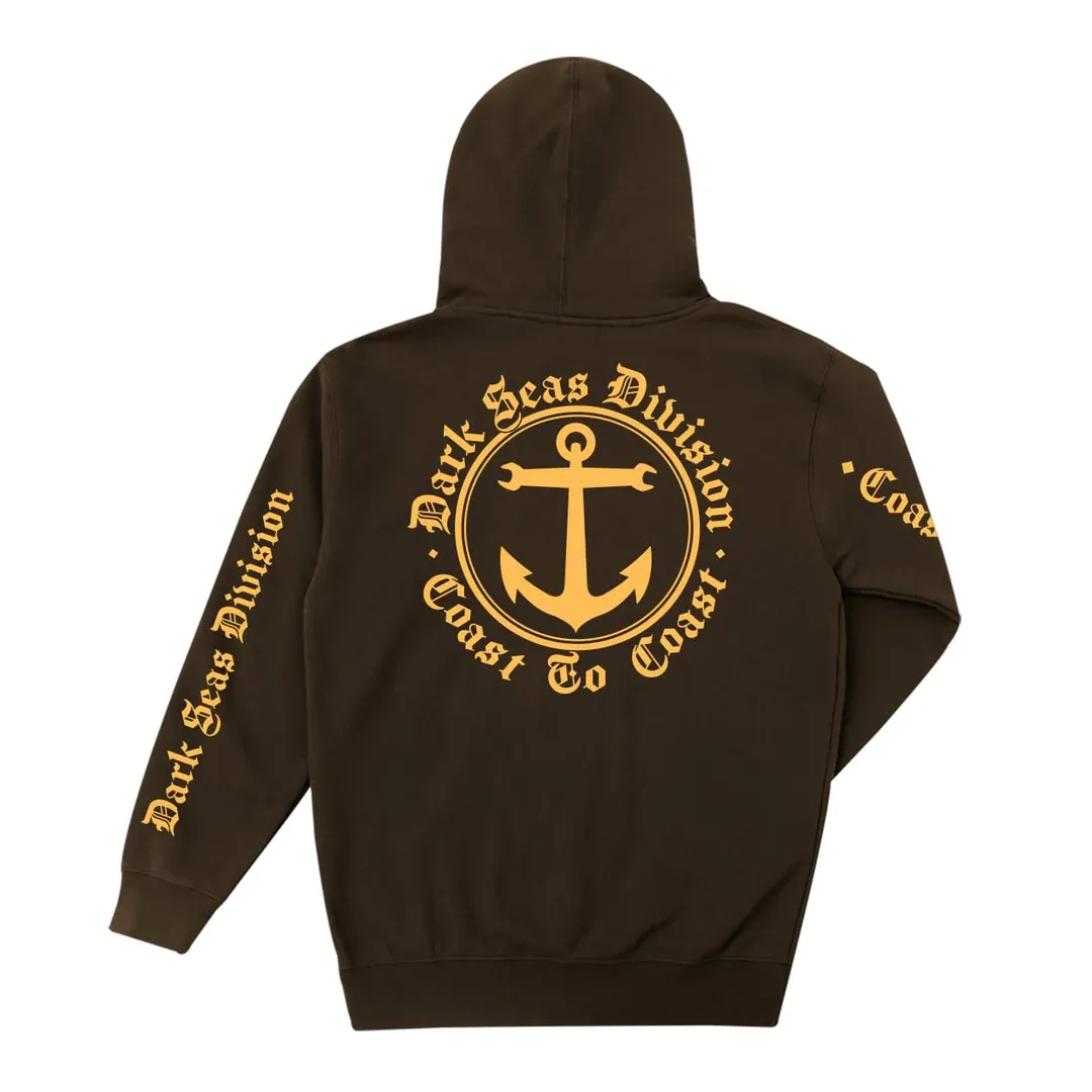 Dark Seas Traditional Pullover - Brown