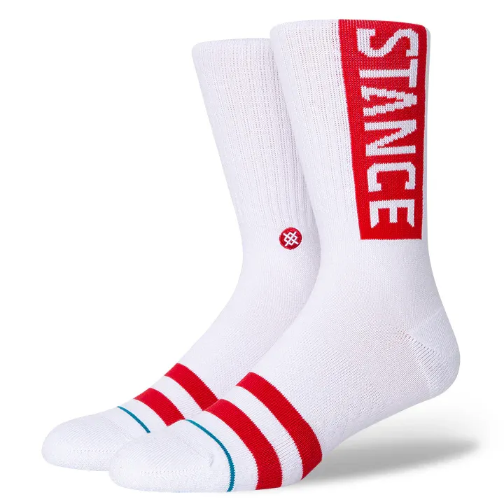 Stance OG Crew - White/Red