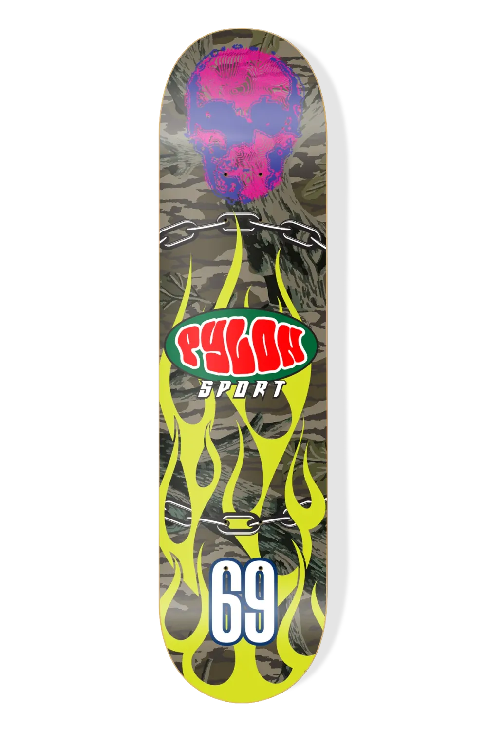 Pylon Flames &amp; Chains Deck 8.375