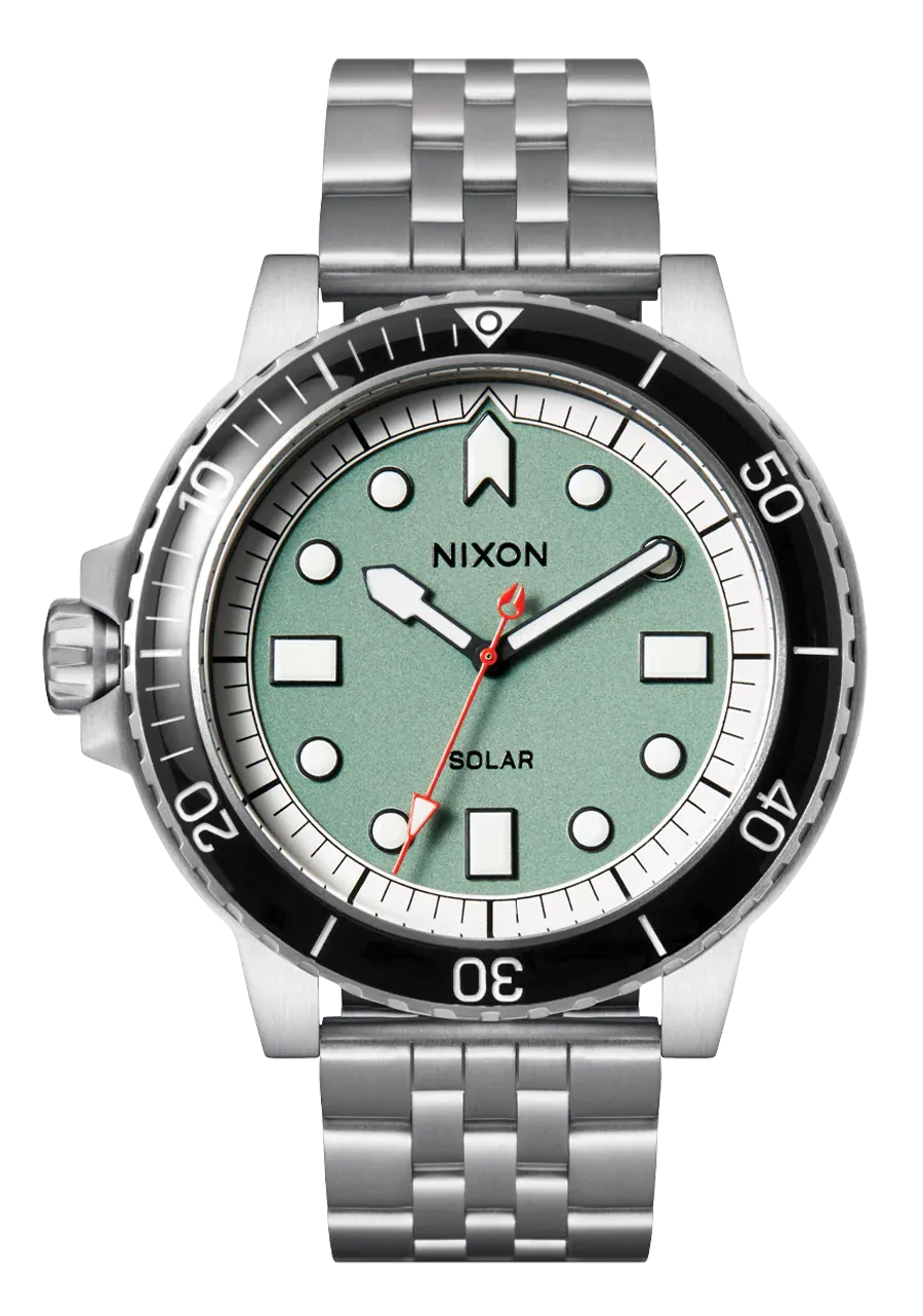Nixon Stinger 44 - Silver/Silver/Jade