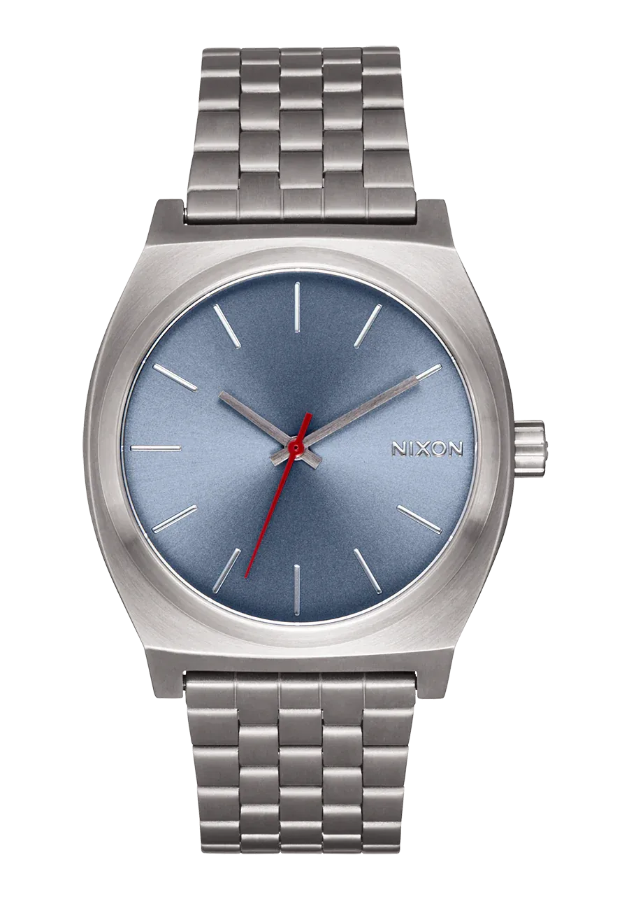 Nixon Time Teller - Light Gunmetal/Dusty Blue