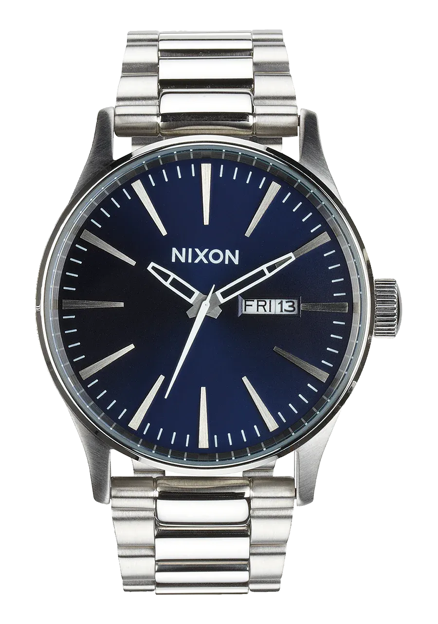 Nixon Sentry Stainless Steel - Blue Sunray