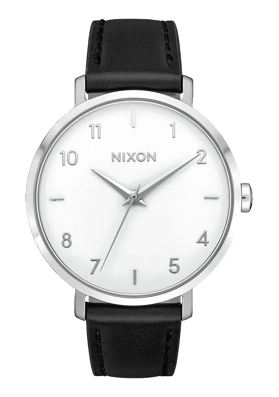 Nixon Arrow Leather - Silver/White/Black